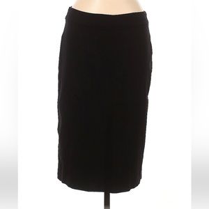 🩵 charter club black midi a-line skirt